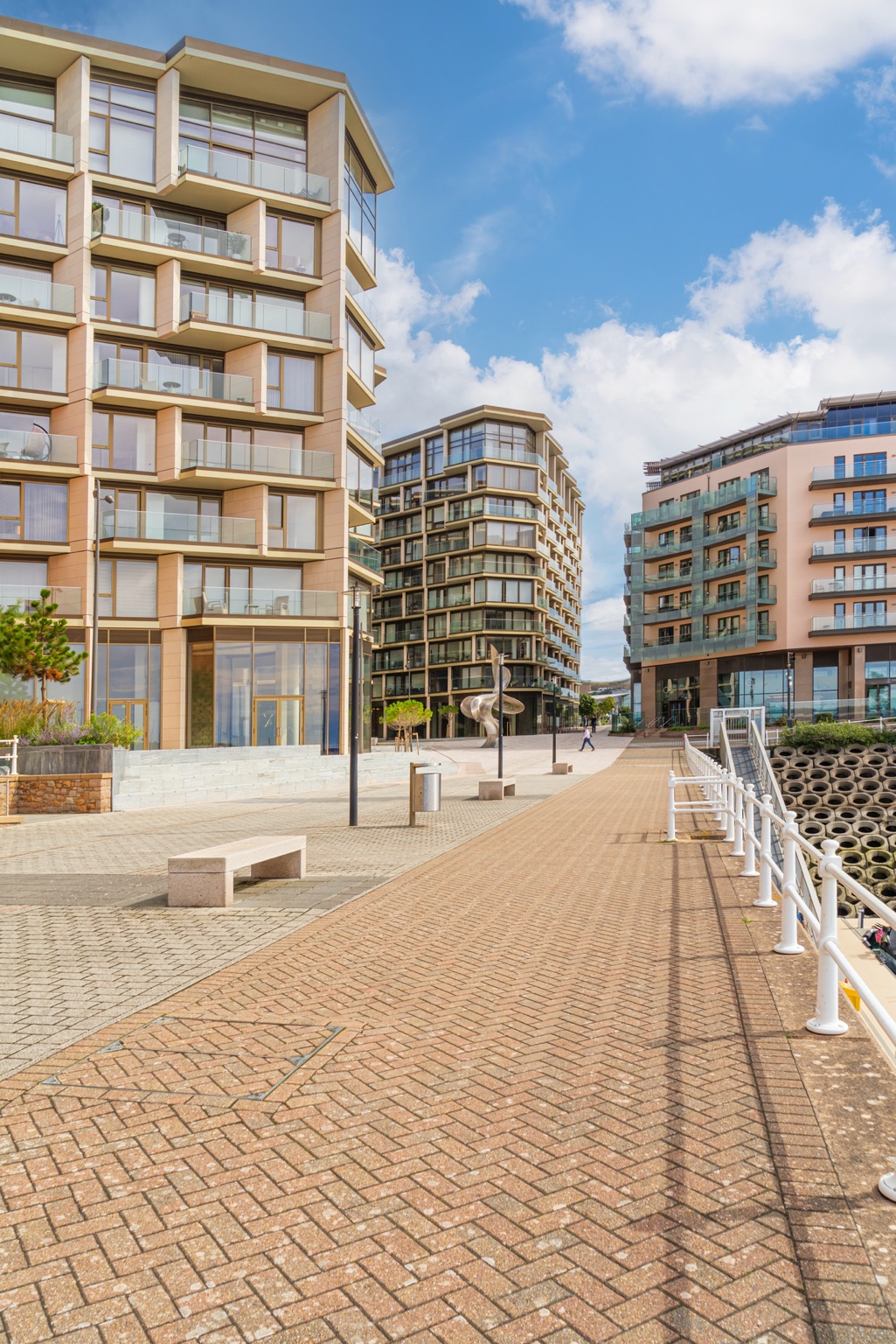 Modern residential apartments on Jersey's waterfront